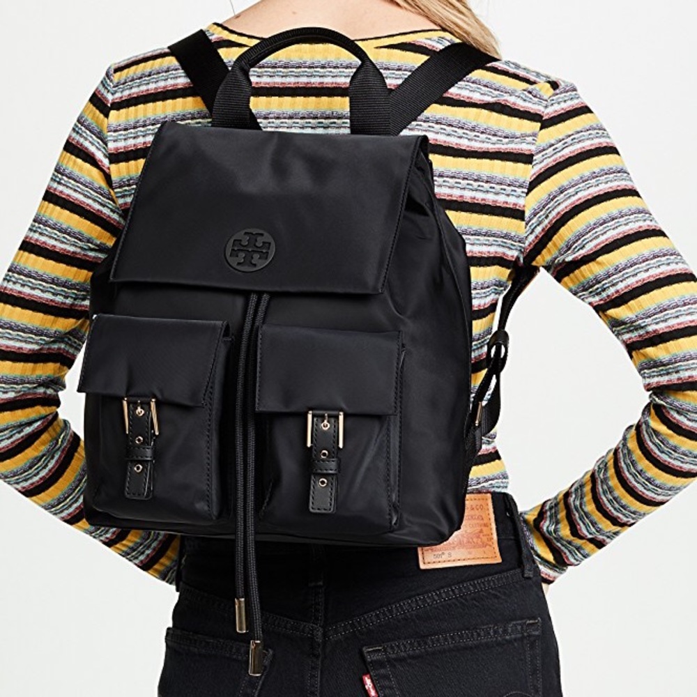 AUTHENTIC TORY BUTCH TILDA BACKPACK BLACK